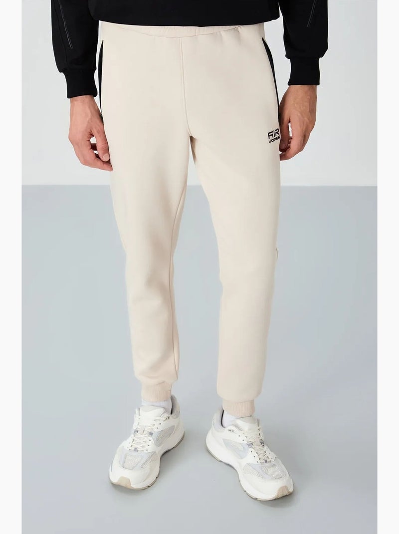 Pantalon de jogging homme coupe jogger tommy Beige naturel - Kiabi