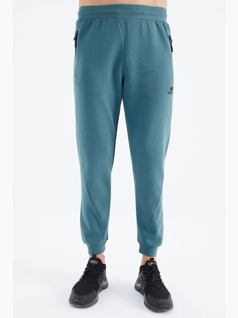 Pantalon de jogging homme coupe jogger tommy Bleu canard - Kiabi