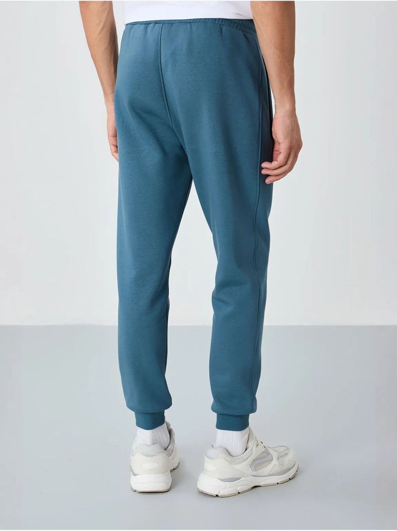 Pantalon de jogging homme coupe jogger tommy Bleu - Kiabi