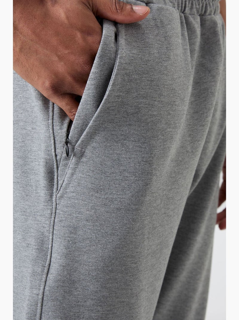 Pantalon de jogging homme coupe regular en coton mélangé tommy Gris - Kiabi