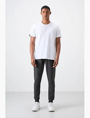 Pantalon de jogging homme coupe regular en coton mélangé tommy