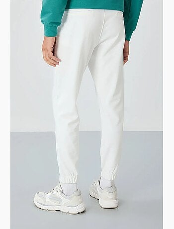 Pantalon de jogging homme coupe regular en molleton tommy