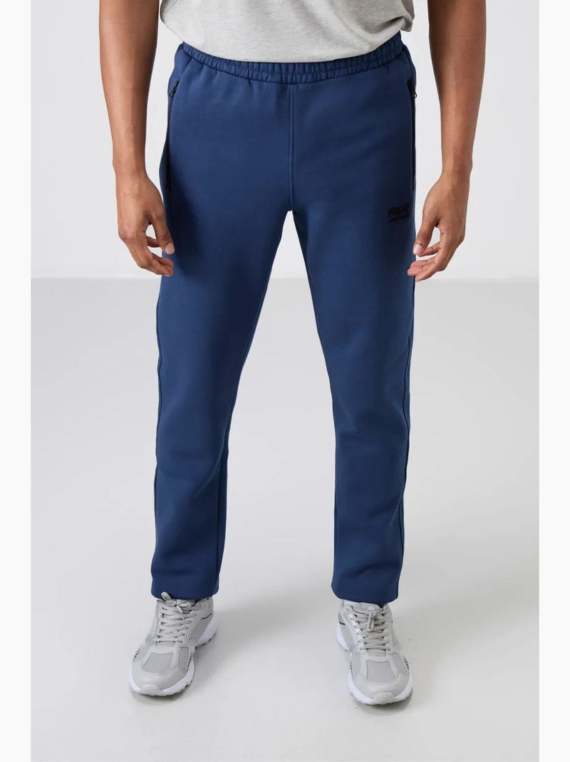 Pantalon de jogging homme coupe regular en molleton tommy Bleu - Kiabi