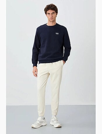 Pantalon de jogging homme coupe regular en molleton tommy