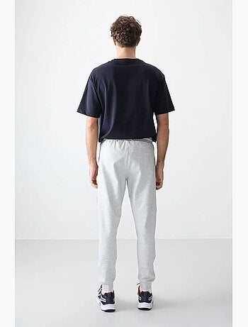Pantalon de jogging homme coupe regular en molleton tommy