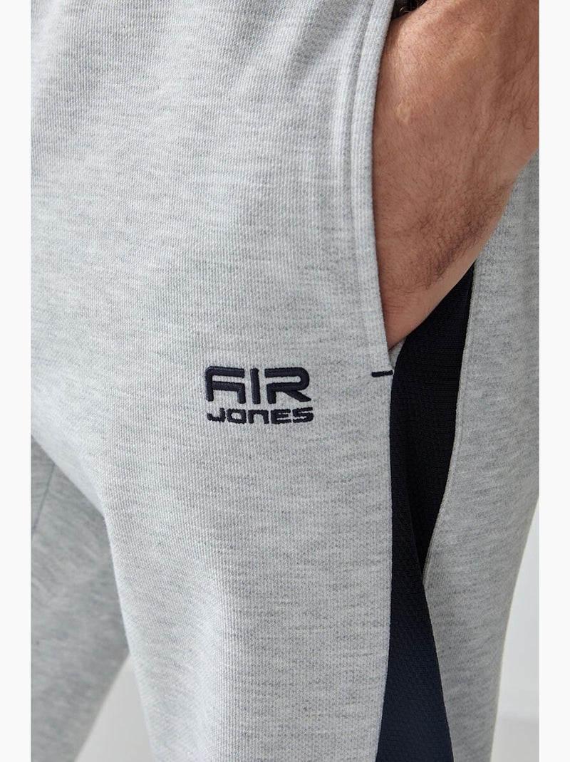Pantalon de jogging homme coupe regular en molleton tommy Gris clair - Kiabi