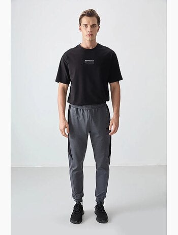 Pantalon de jogging homme coupe regular en molleton tommy