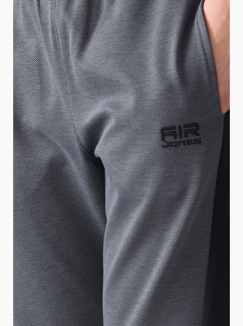 Pantalon de jogging homme coupe regular en molleton tommy Gris foncé - Kiabi