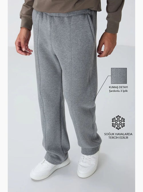 Pantalon de jogging homme coupe regular en molleton tommy - Kiabi Pantalon de jogging homme coupe regular en molleton tommy - Kiabi