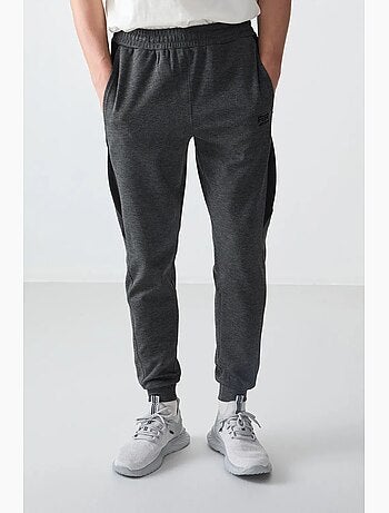 Pantalon de jogging homme coupe regular en molleton tommy