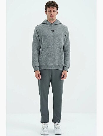 Pantalon de jogging homme coupe regular en molleton tommy