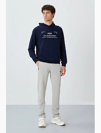 Pantalon de jogging homme coupe regular en molleton tommy