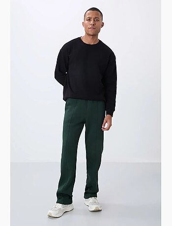 Pantalon de jogging homme coupe regular en molleton tommy