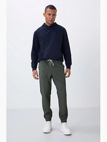 Pantalon de jogging homme coupe regular en molleton tommy
