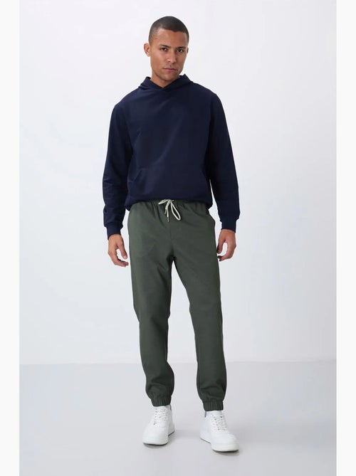 Pantalon de jogging homme coupe regular en molleton tommy - Kiabi Pantalon de jogging homme coupe regular en molleton tommy - Kiabi