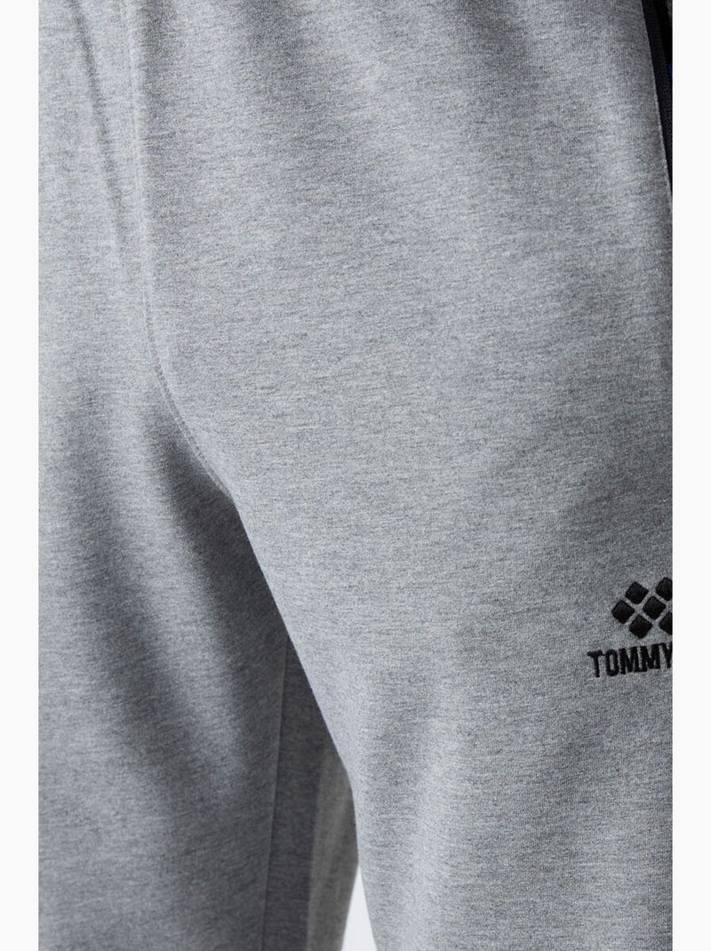 Pantalon de jogging homme coupe regular jambe droite tommy Gris clair - Kiabi