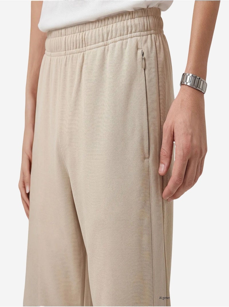 Pantalon de jogging homme en mélange de viscose tommy Beige argile - Kiabi