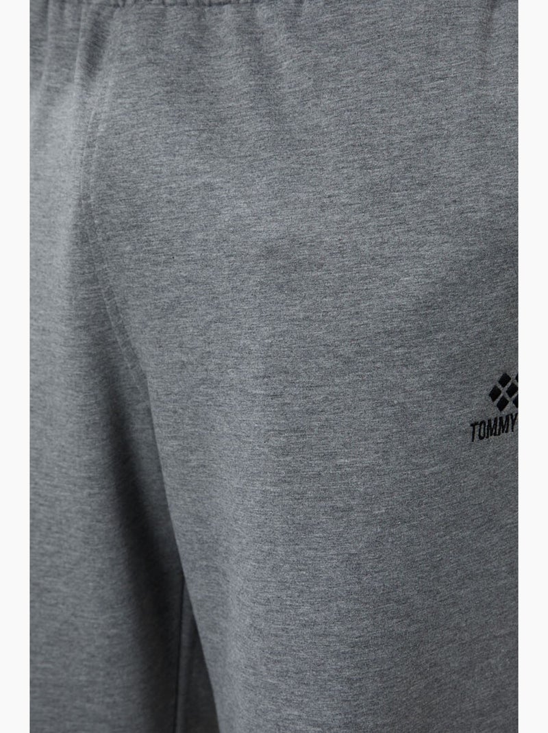 Pantalon de jogging homme en molton uni tommy Gris - Kiabi