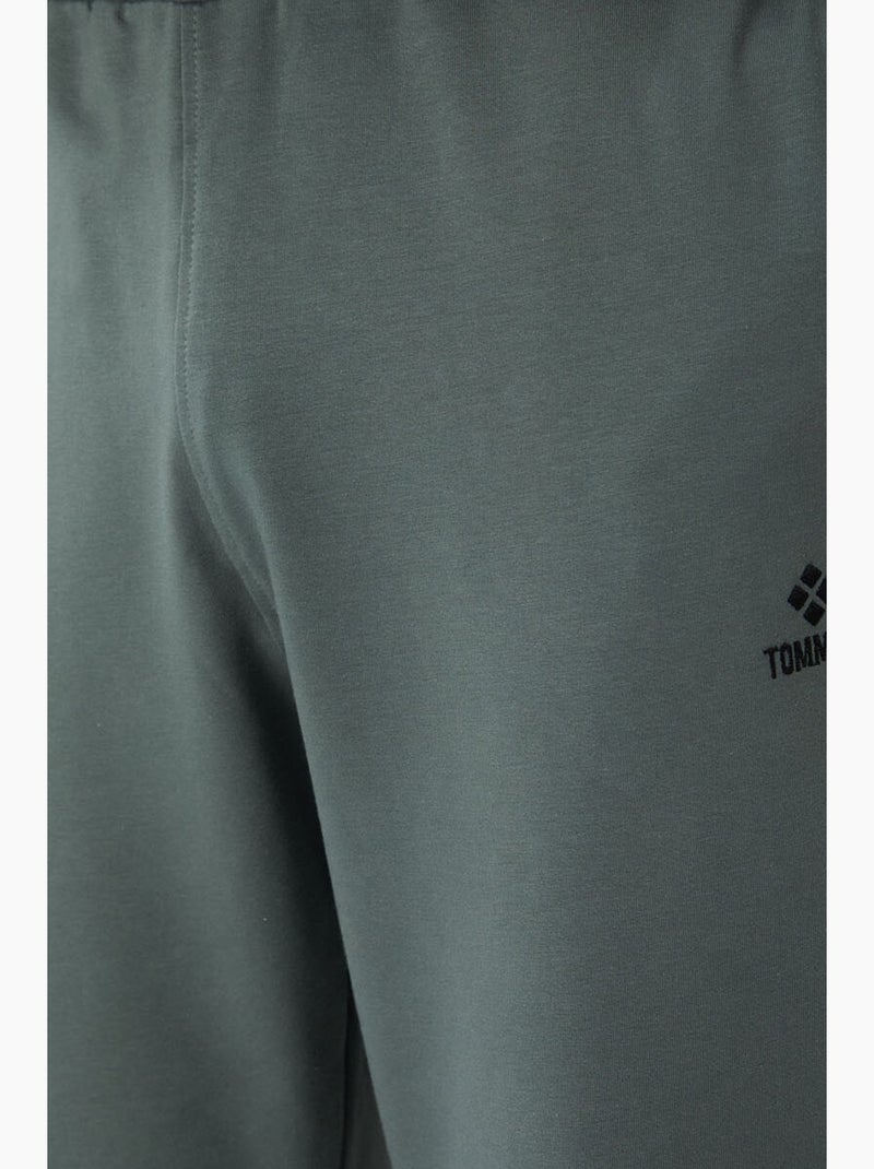 Pantalon de jogging homme en molton uni tommy Vert - Kiabi