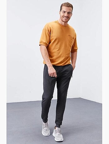 Pantalon de jogging homme slim en molleton tommy