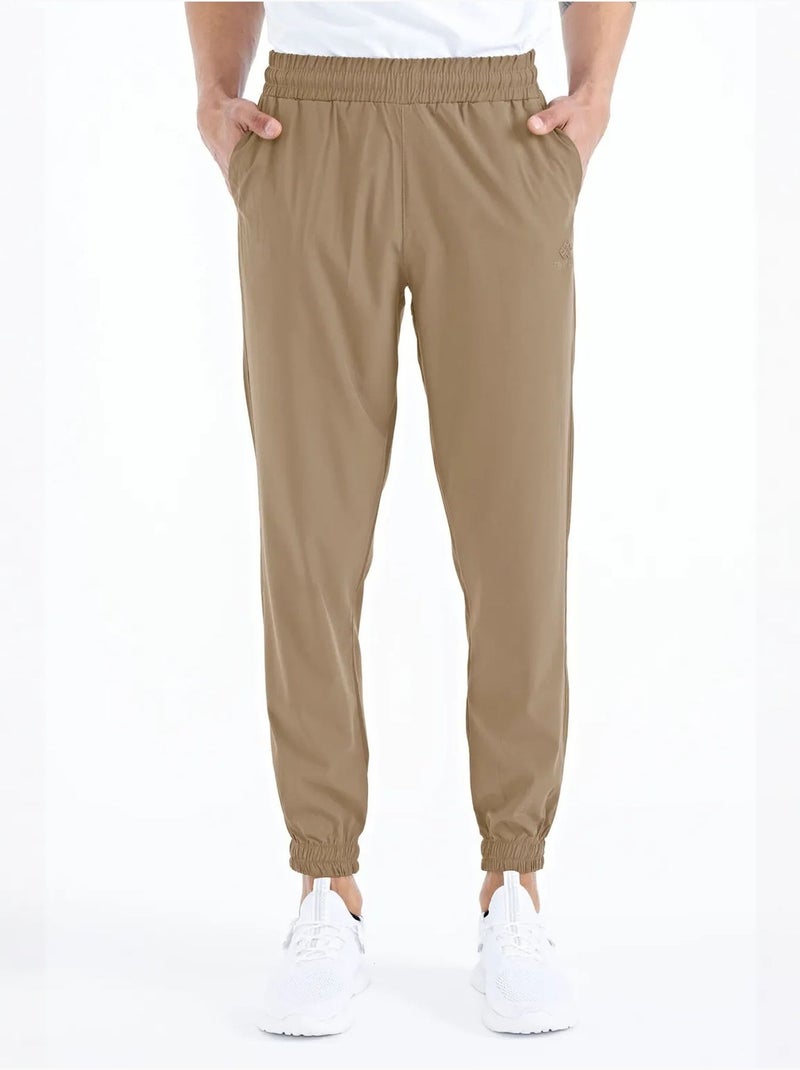 Pantalon de jogging homme tissé tommy Kaki - Kiabi