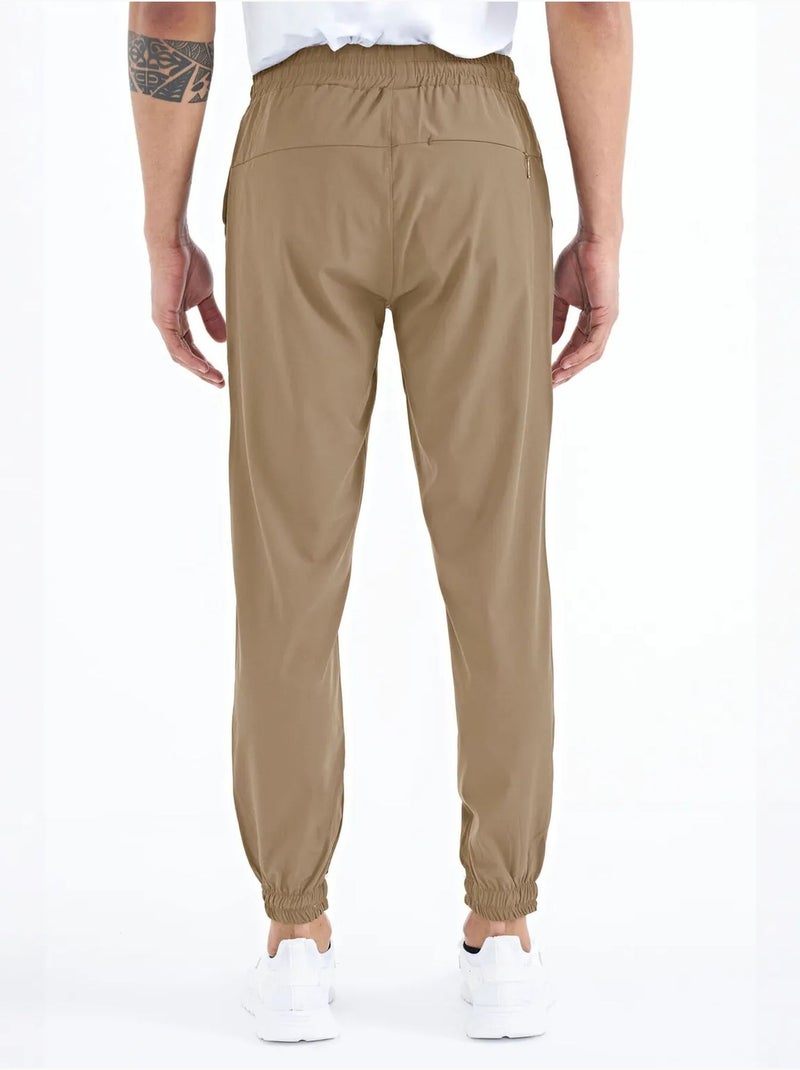 Pantalon de jogging homme tissé tommy Kaki - Kiabi