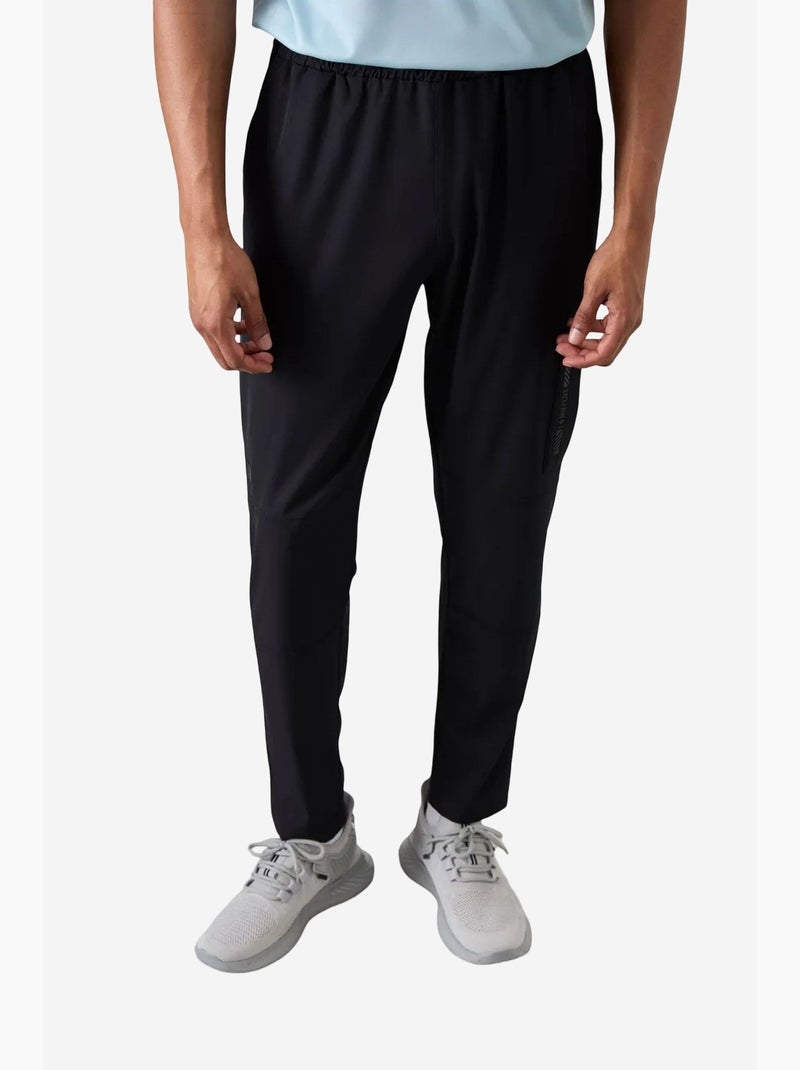 Pantalon de jogging homme uni à taille élastique tommy Noir - Kiabi