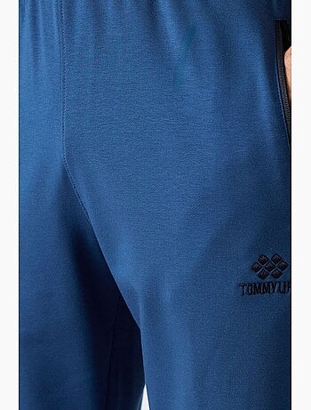 Pantalon de jogging homme uni avec poche zippée tommy