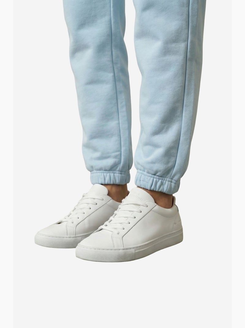 Pantalon de jogging imprimé en coton lycra à taille mi-haute my fashion Bleu ciel - Kiabi