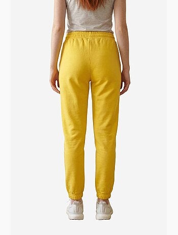 Pantalon de jogging imprimé en coton lycra à taille mi-haute my fashion