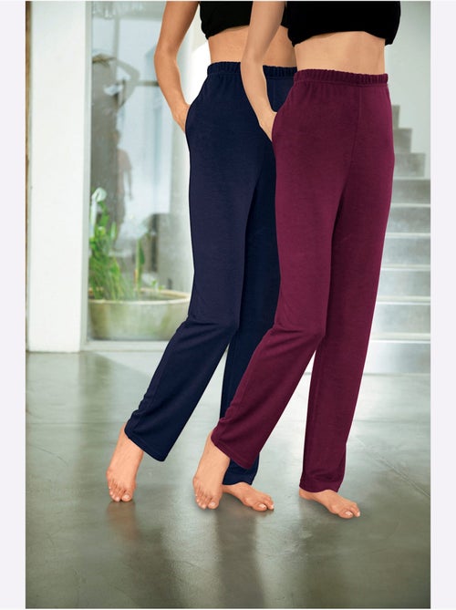 Pantalon De Jogging Interlock - Taille Standard - Witt - Lot de 2 - Kiabi