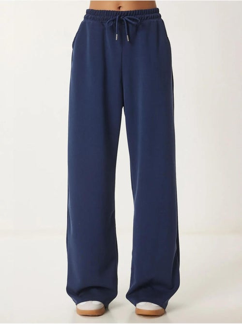 Pantalon de jogging jambe large à taille à cordon istanbul - Kiabi Pantalon de jogging jambe large à taille à cordon istanbul - Kiabi