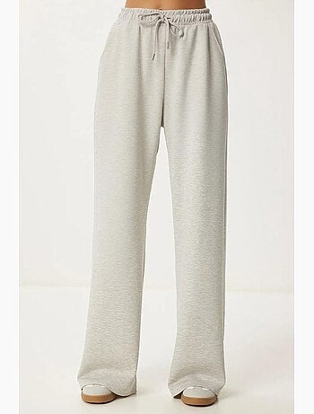 Pantalon de jogging jambe large à taille à cordon istanbul