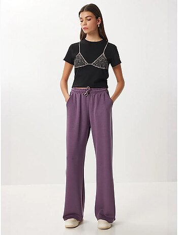 Pantalon de jogging jambe large à taille à cordon istanbul