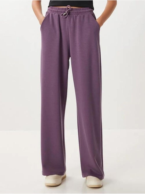 Pantalon de jogging jambe large à taille à cordon istanbul - Kiabi Pantalon de jogging jambe large à taille à cordon istanbul - Kiabi