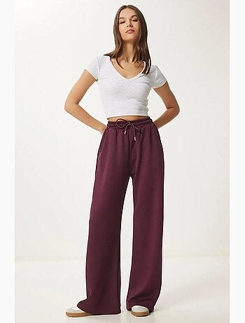 Pantalon de jogging jambe large à taille à cordon istanbul