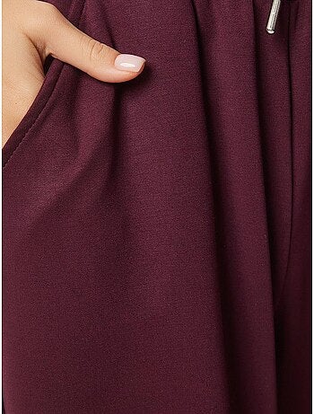 Pantalon de jogging jambe large à taille à cordon istanbul