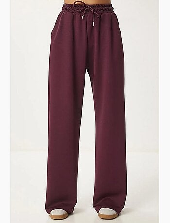 Pantalon de jogging jambe large à taille à cordon istanbul