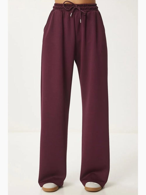 Pantalon de jogging jambe large à taille à cordon istanbul - Kiabi Pantalon de jogging jambe large à taille à cordon istanbul - Kiabi