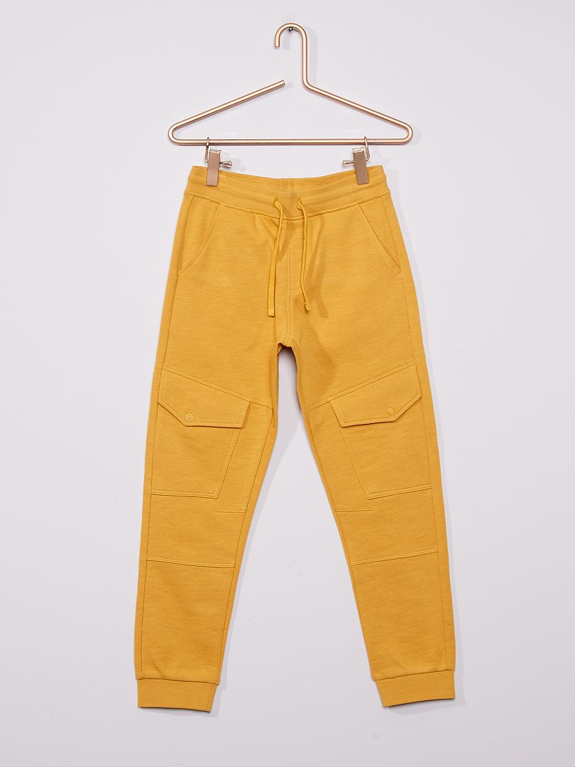Pantalon de jogging jaune - Kiabi