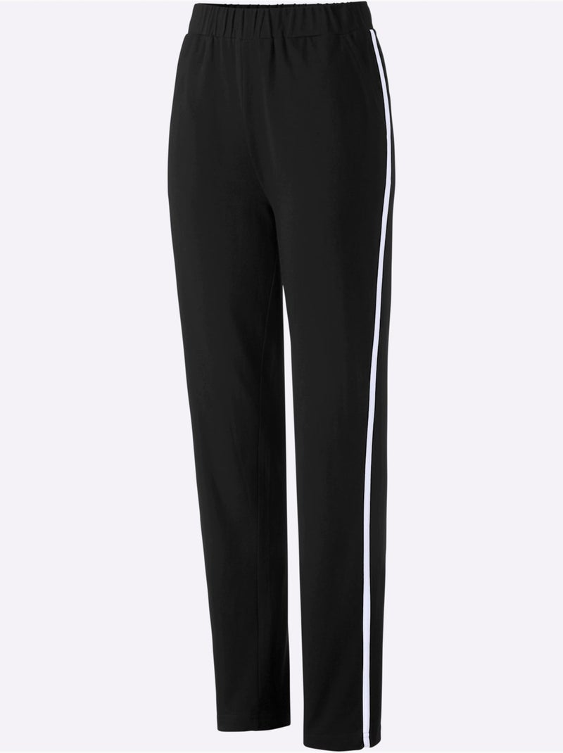 Pantalon de jogging jersey fin - taille standard - moda vilona Noir - Kiabi