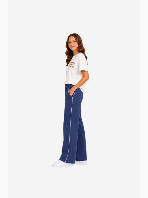 Pantalon de jogging jeunesse à taille élastique jambe large tommy - Kiabi Pantalon de jogging jeunesse à taille élastique jambe large tommy - Kiabi