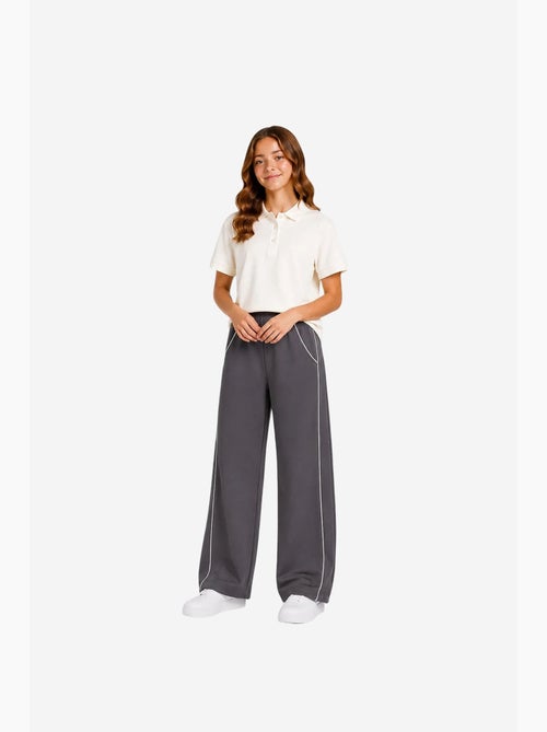 Pantalon de jogging jeunesse à taille élastique jambe large tommy - Kiabi Pantalon de jogging jeunesse à taille élastique jambe large tommy - Kiabi
