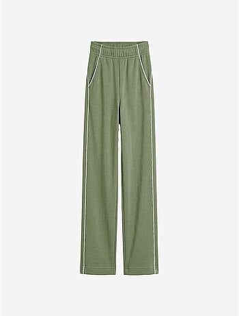 Pantalon de jogging jeunesse à taille élastique jambe large tommy