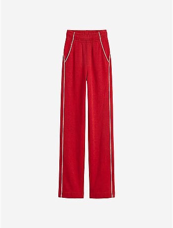 Pantalon de jogging jeunesse à taille élastique jambe large tommy
