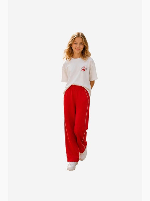 Pantalon de jogging jeunesse à taille élastique jambe large tommy - Kiabi Pantalon de jogging jeunesse à taille élastique jambe large tommy - Kiabi
