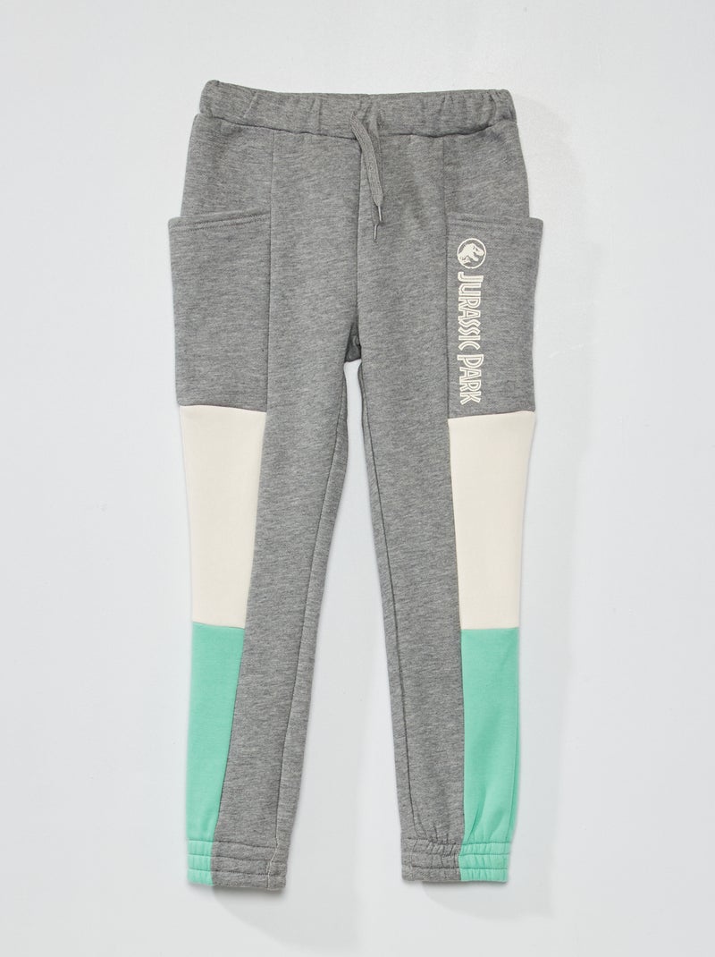 Pantalon de jogging 'Jurassic Park' GRIS - Kiabi