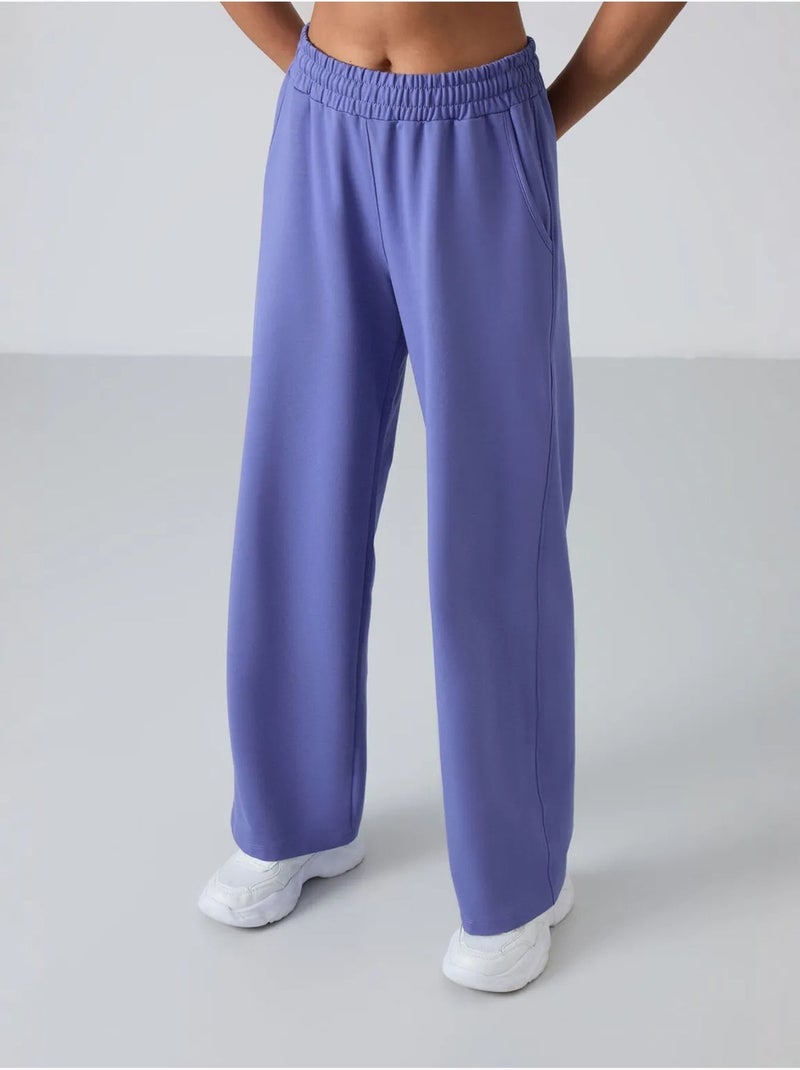 Pantalon de jogging large à enfiler tommy Bleu aqua - Kiabi
