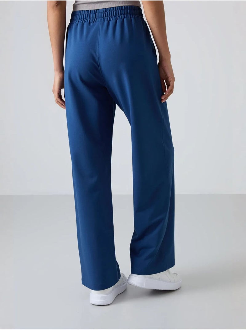 Pantalon de jogging large à enfiler tommy Bleu cobalt - Kiabi