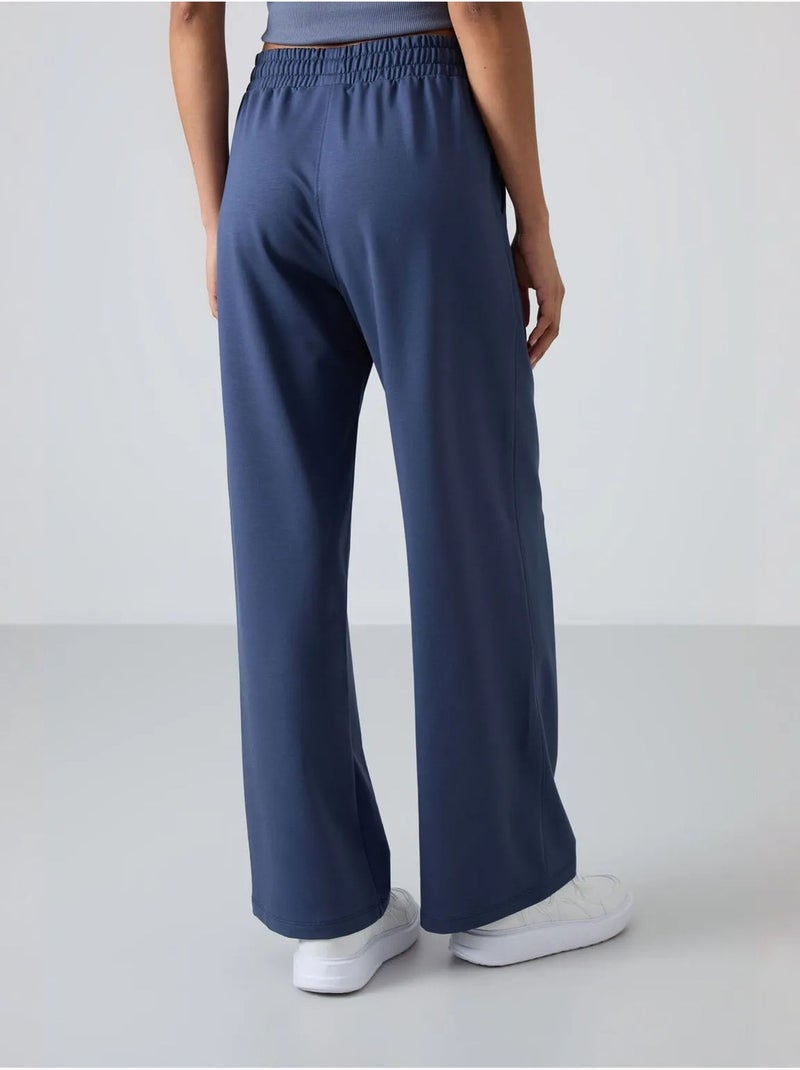 Pantalon de jogging large à enfiler tommy Bleu gris - Kiabi
